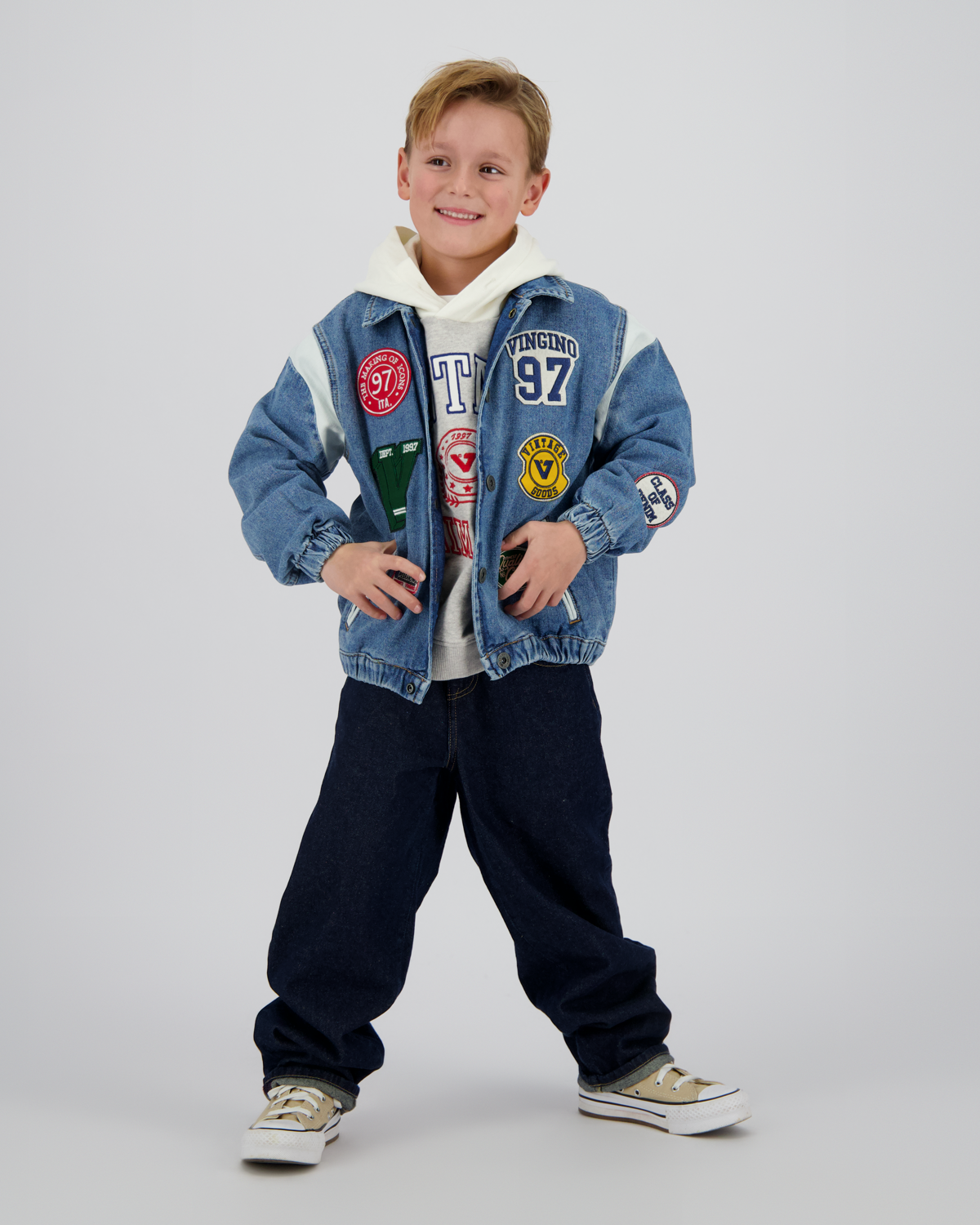 Boxy Jacket Figo badge