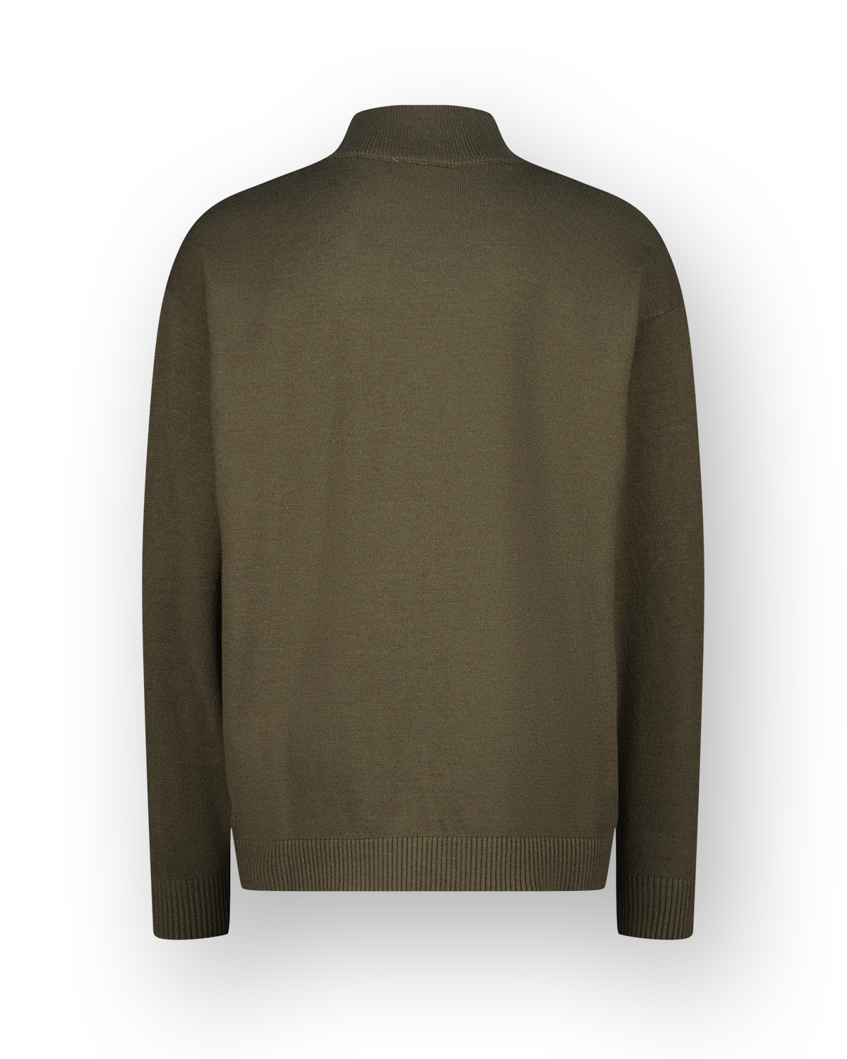 Flat knit Icon-halfzip