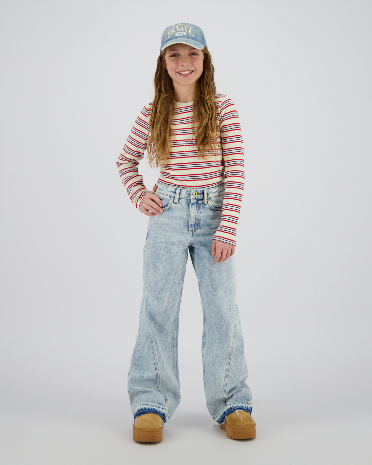 T-shirt Basic stripe top