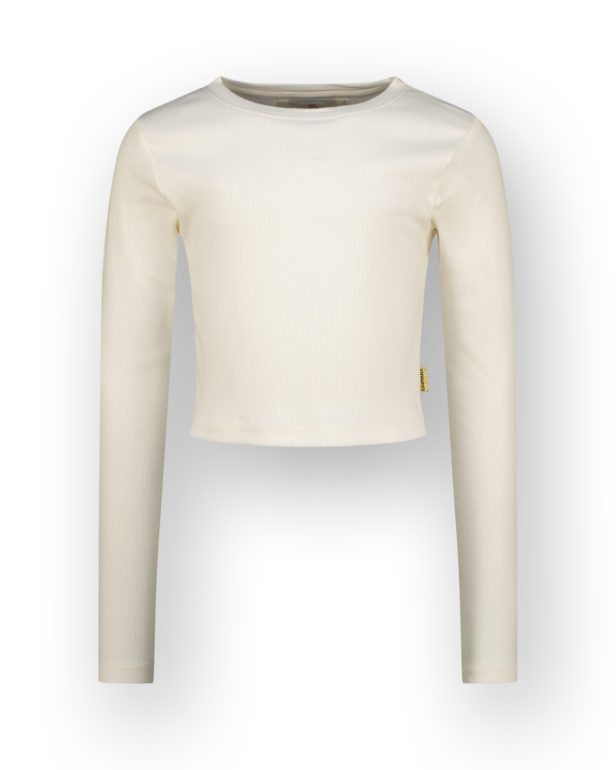T-shirt Basic crop rib top