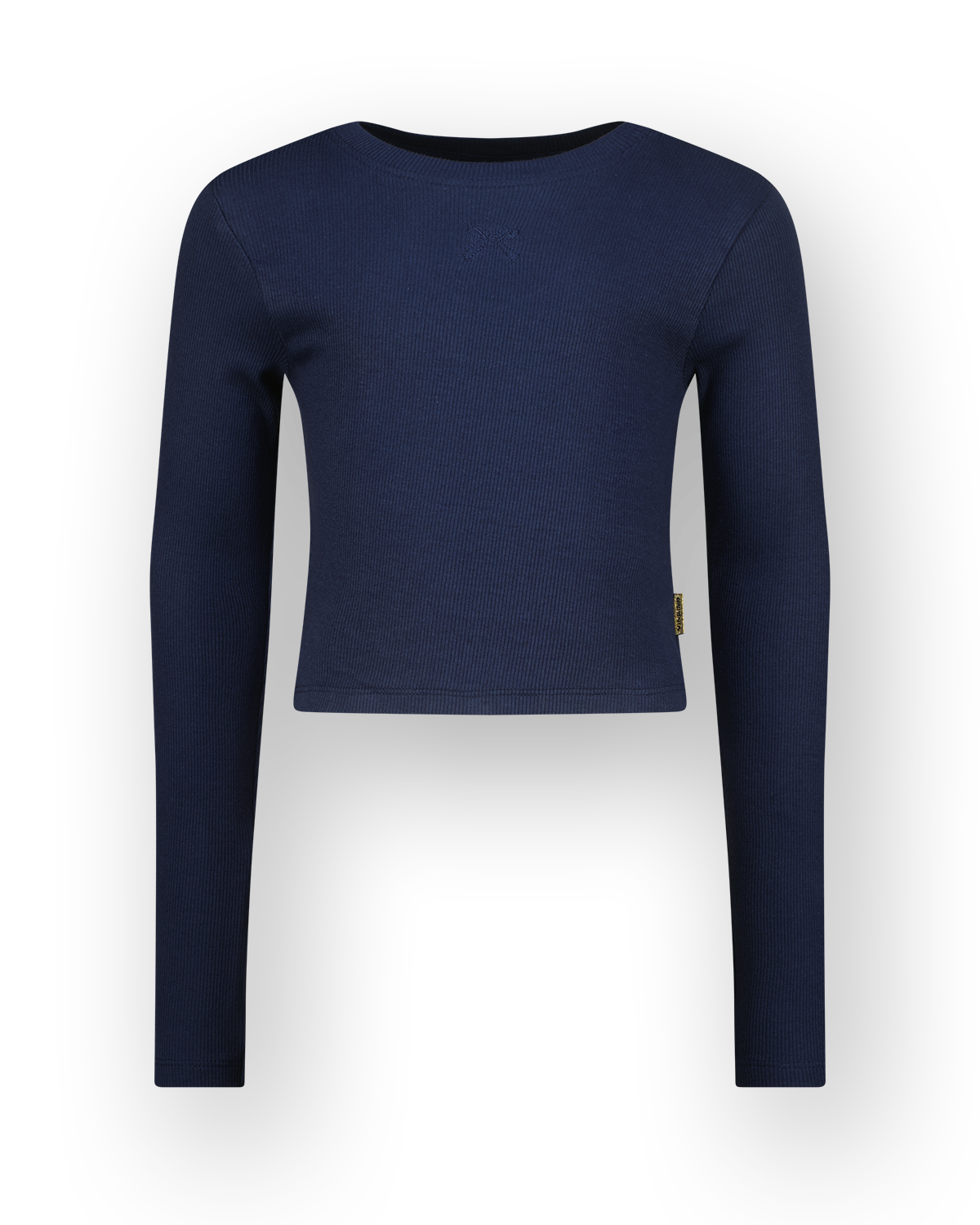 T-shirt Basic crop rib top