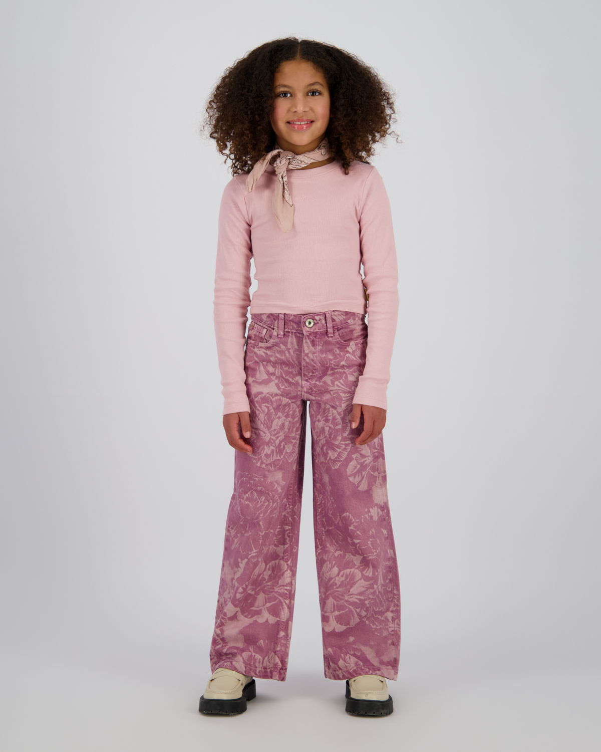 T-shirt Basic crop rib top