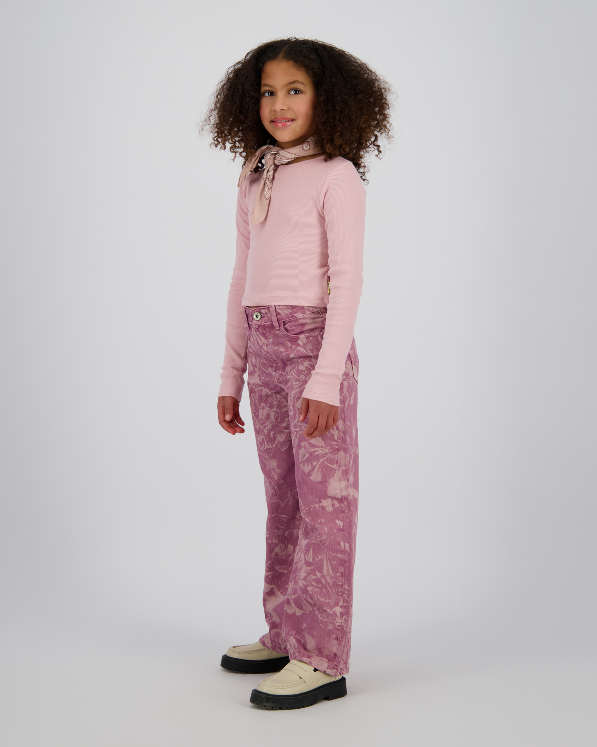 T-shirt Basic crop rib top