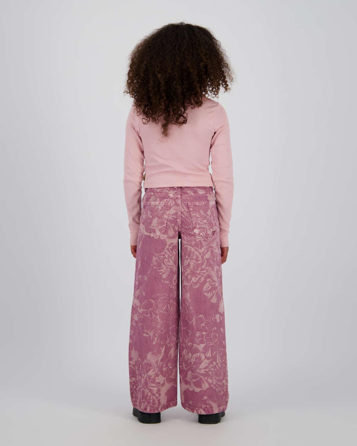 T-shirt Basic crop rib top