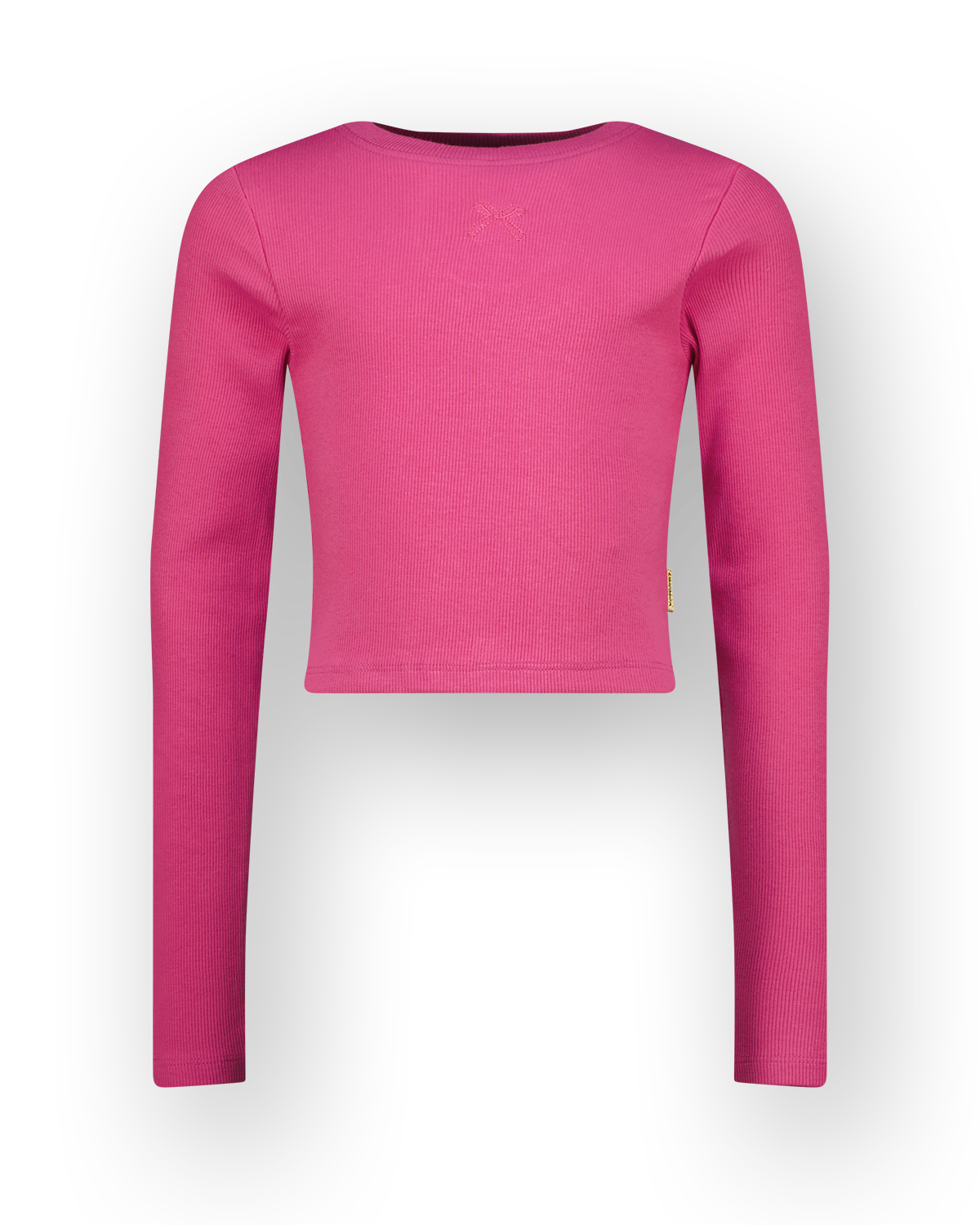 T-shirt Basic crop rib top