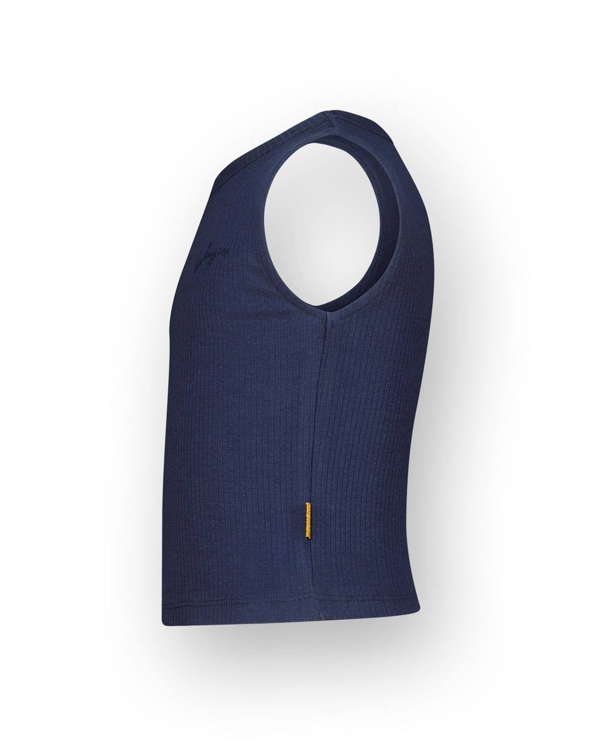 Top Basic-crop rib top