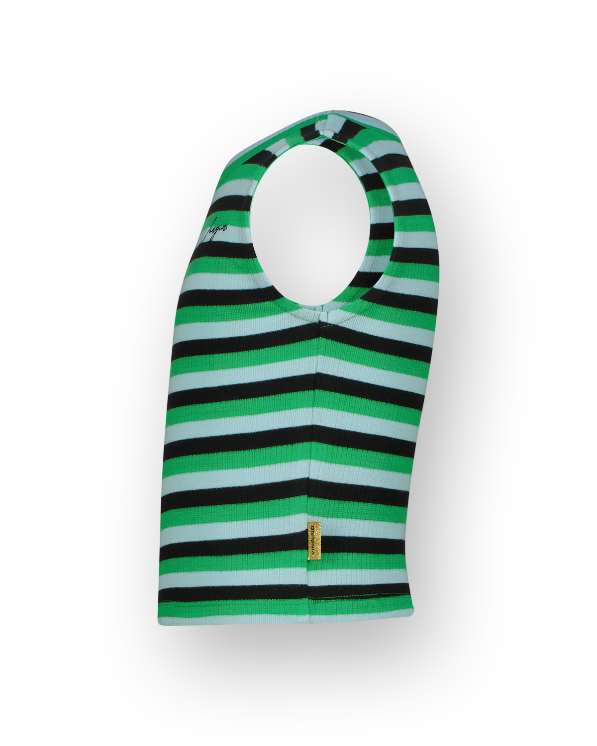 Top Basic-crop rib top