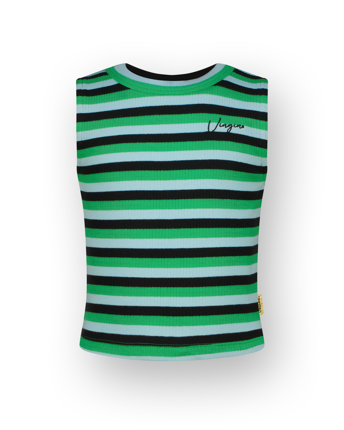 Top Basic-crop rib top