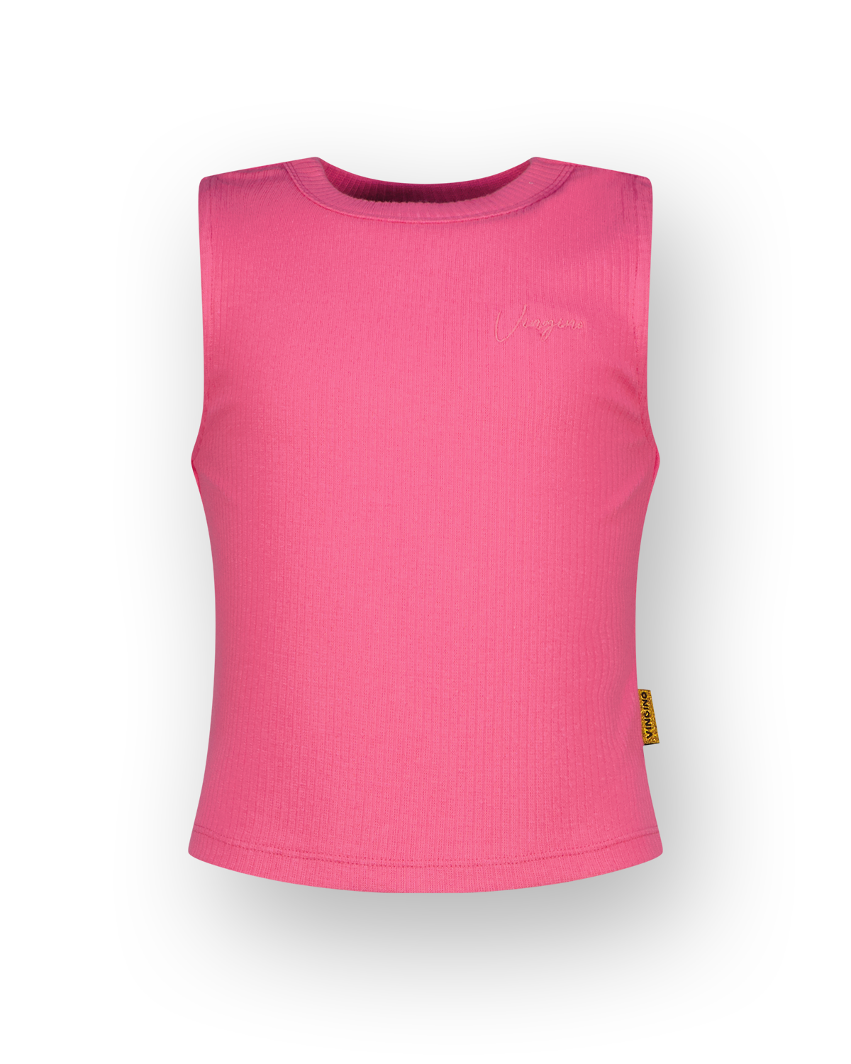Top Basic-crop rib top