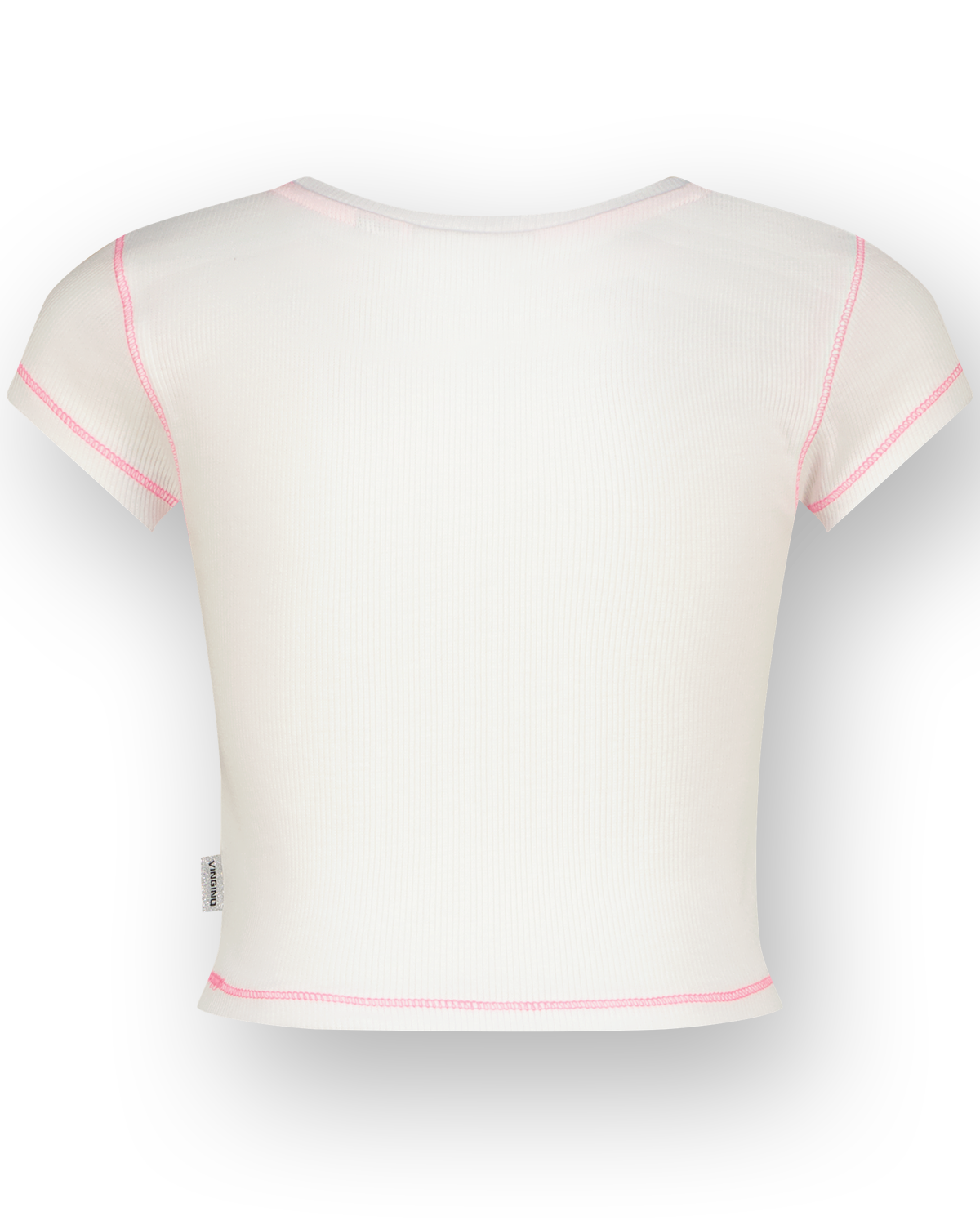 T-shirt Basic-Crop Rib Tee