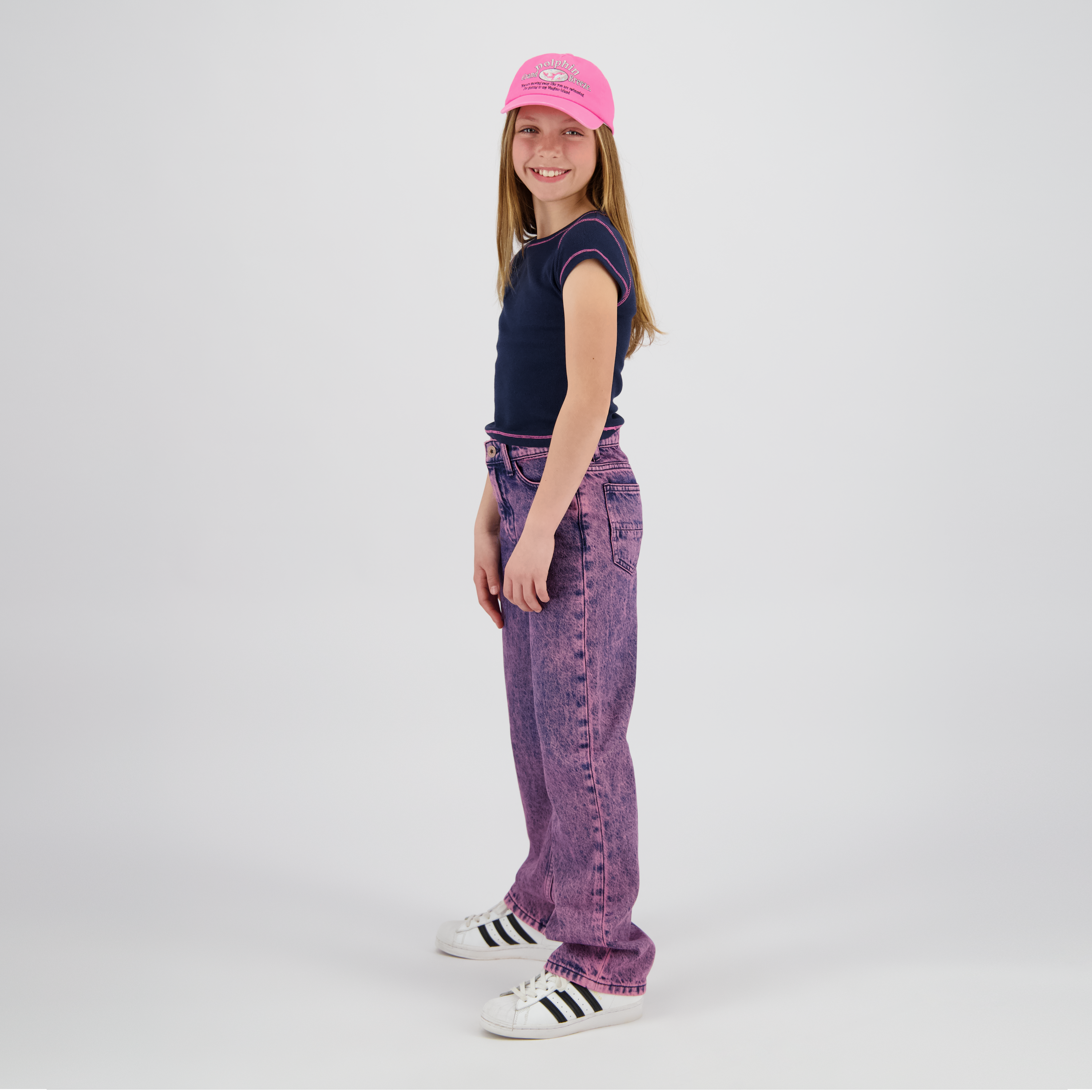 T-shirt Basic-Crop Rib Tee