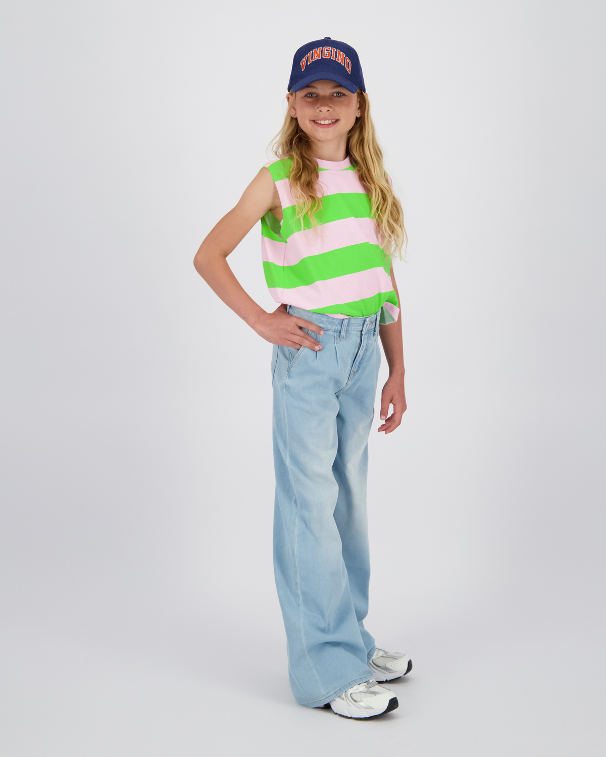 T-shirt Icon-stripe top