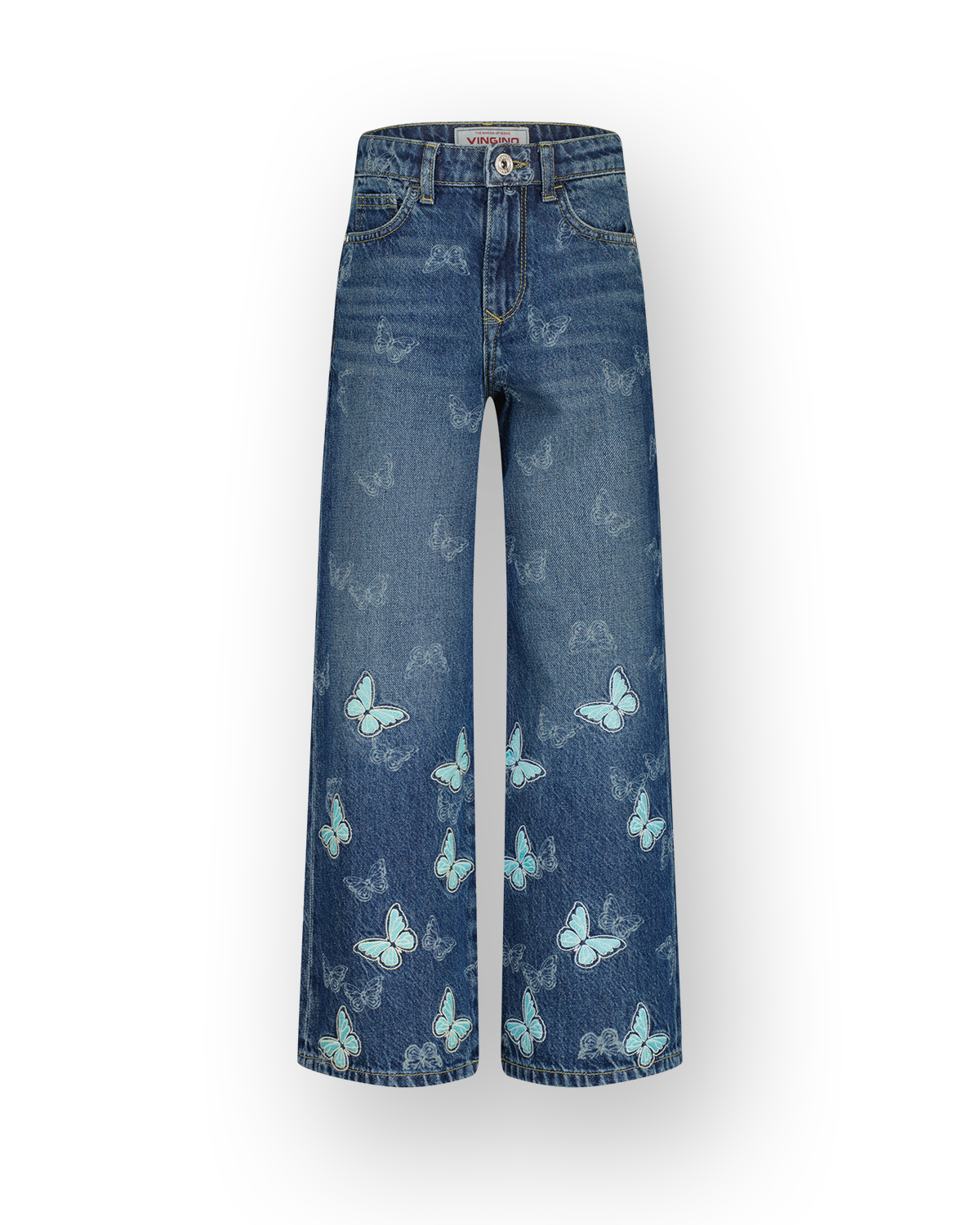 Extra Wide Leg Jeans Cassie Butterfly
