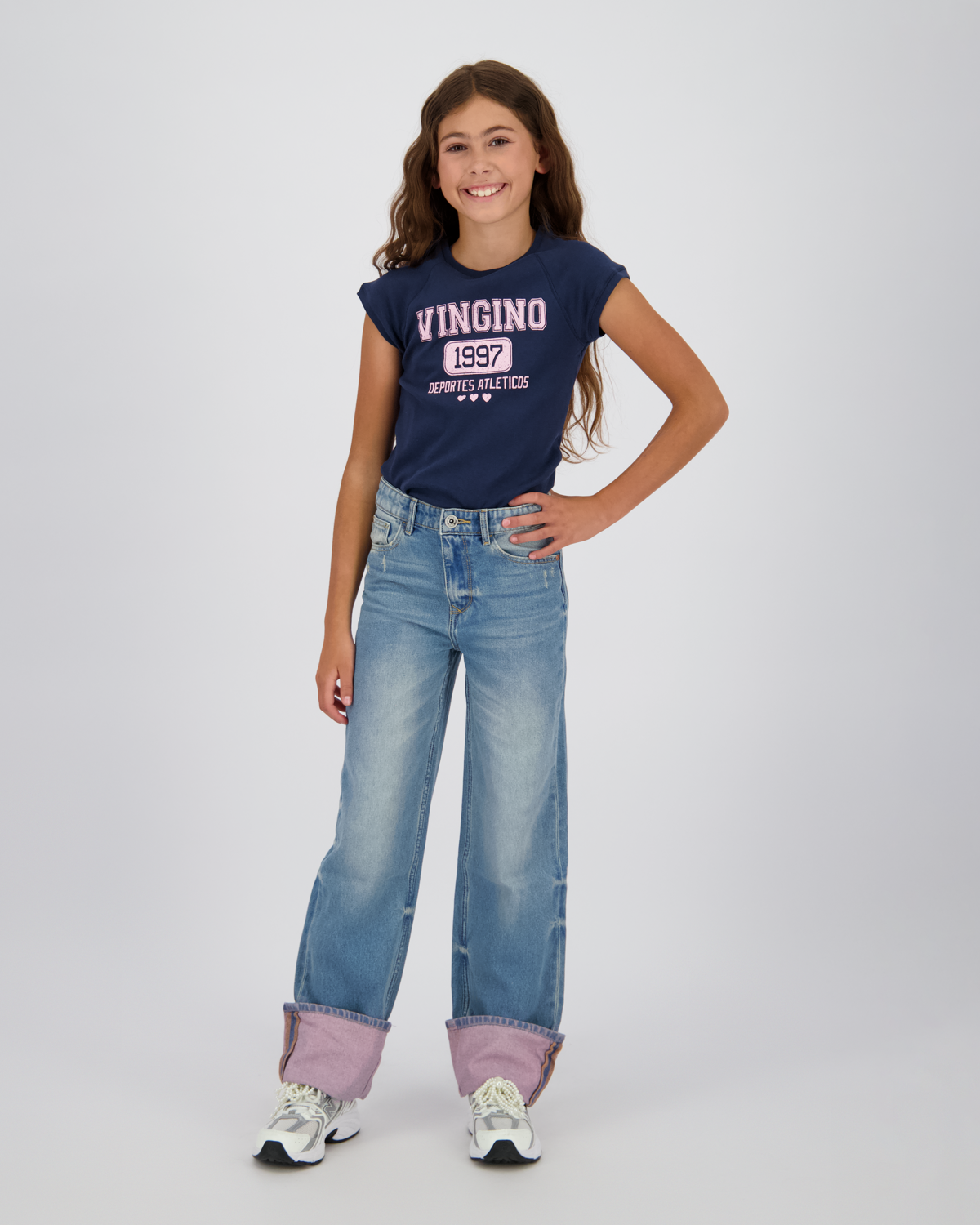 Wide Leg Jeans Cato Folded