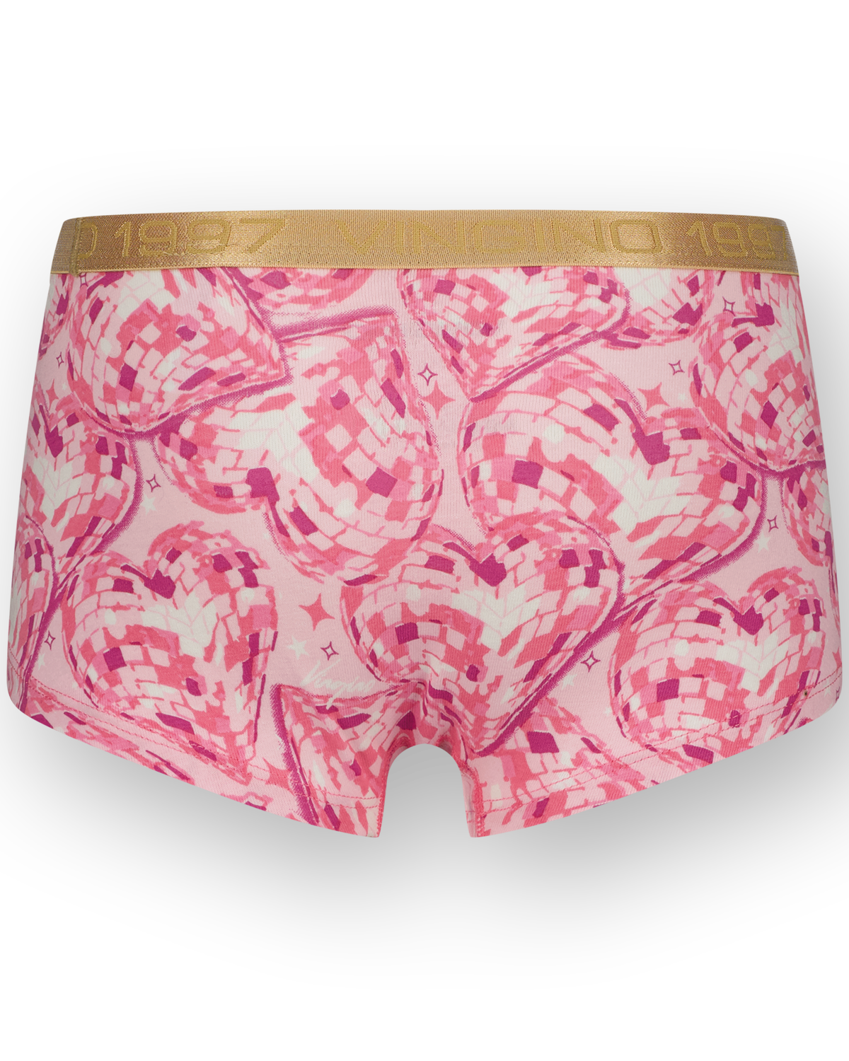 Hipster disco heart 3-pack