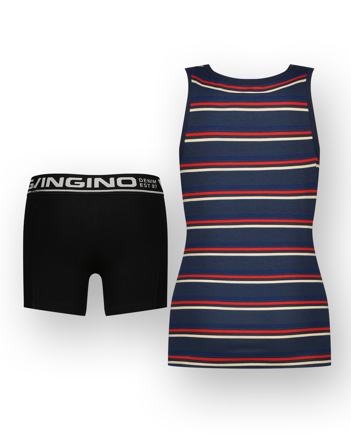 Underwear Set Striped Tank