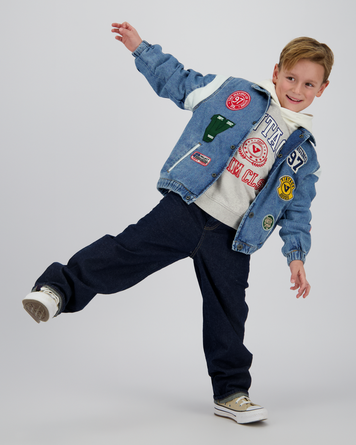 Boxy Jacket Figo badge