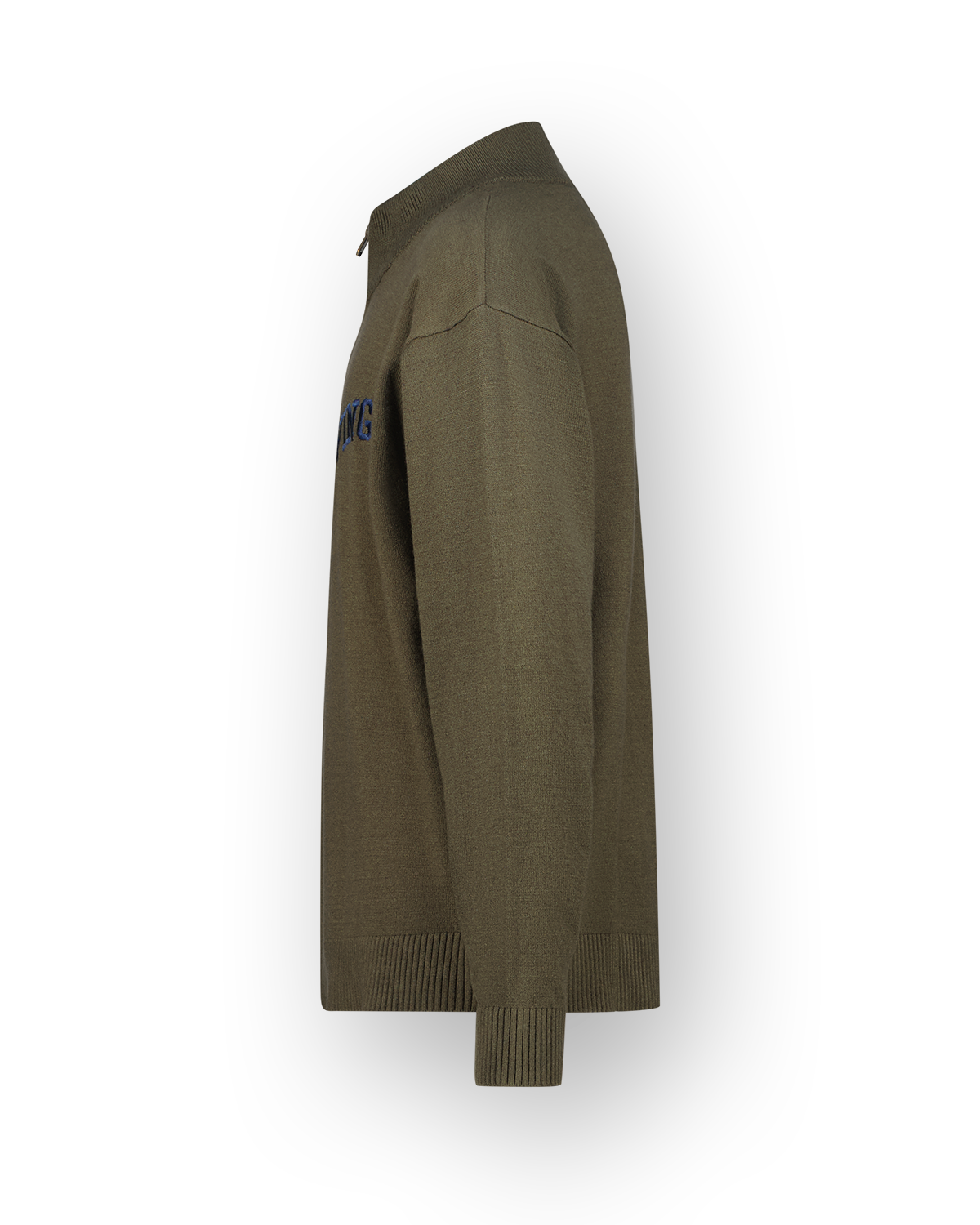 Flat knit Icon-halfzip