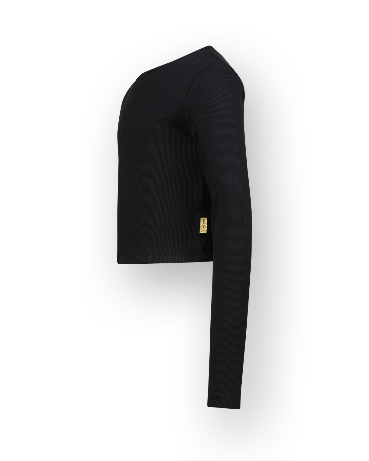 T-shirt Basic crop rib top