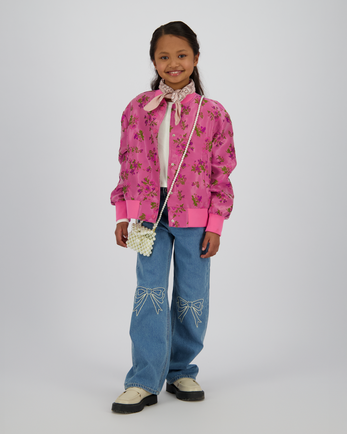 Wide leg Jeans Cato Bow