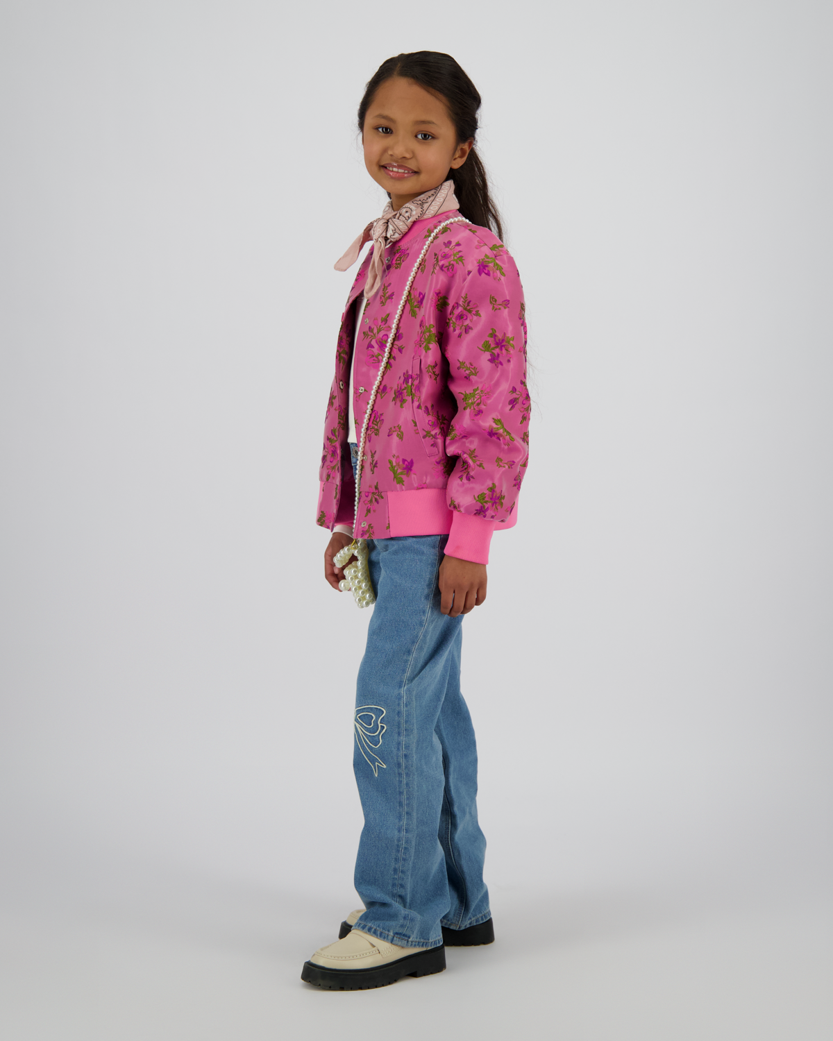 Wide leg Jeans Cato Bow