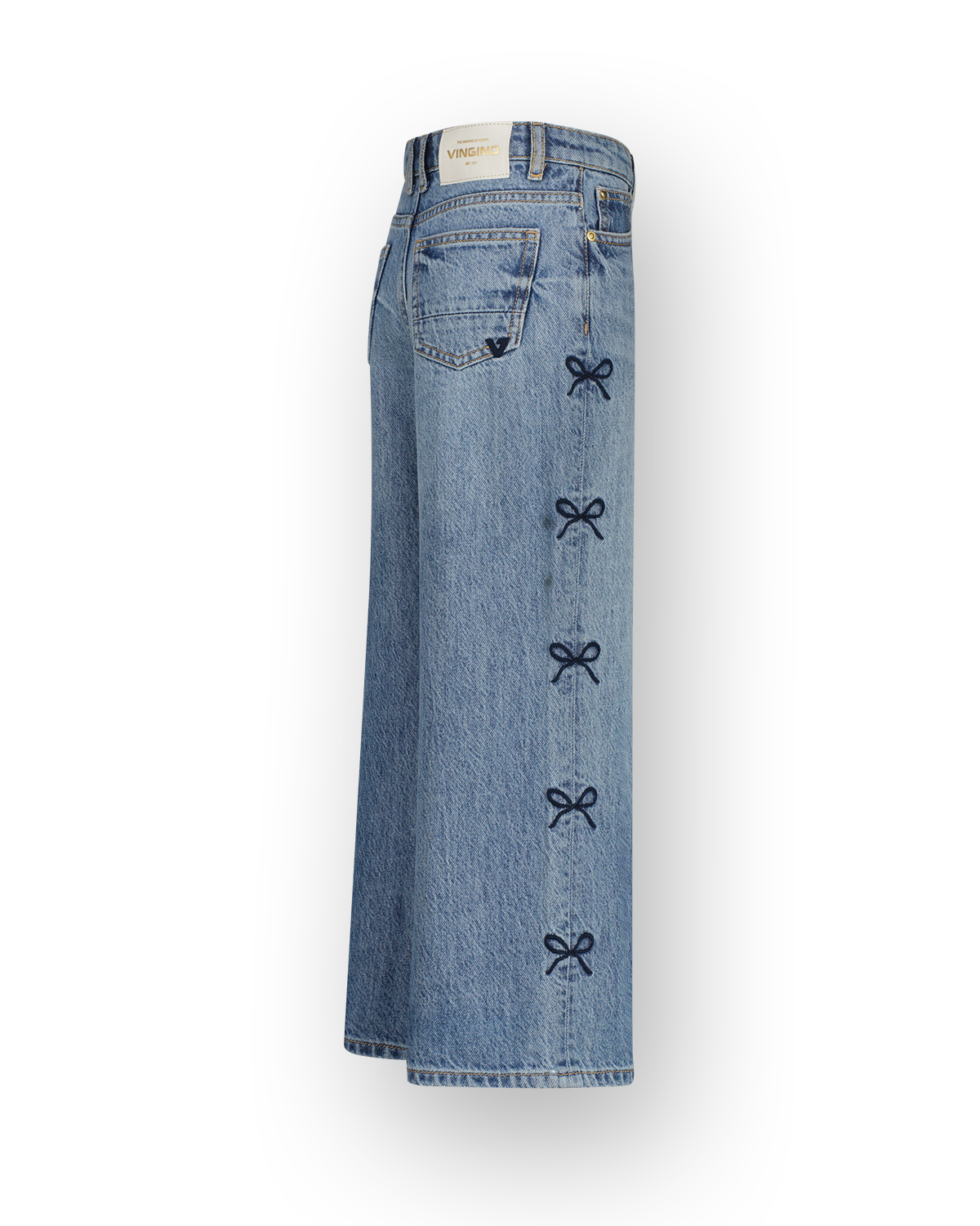 Extra wide leg Jeans Cassie Bow