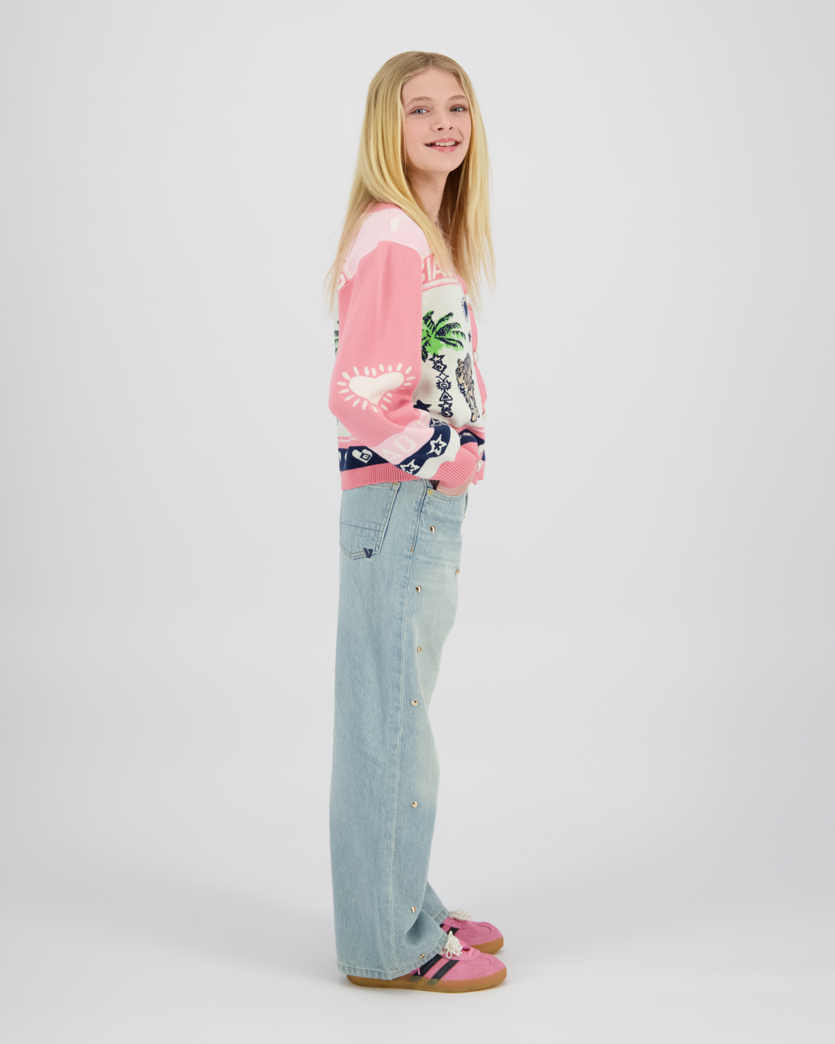 Extra wide leg Jeans Cassie Hearts