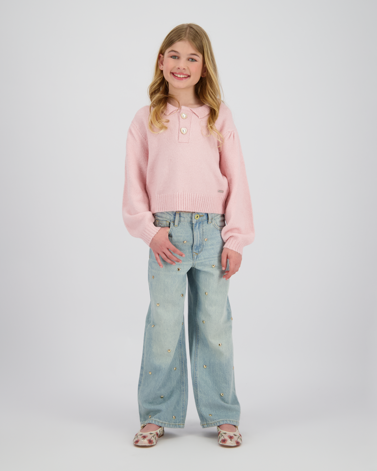 Extra wide leg Jeans Cassie Hearts