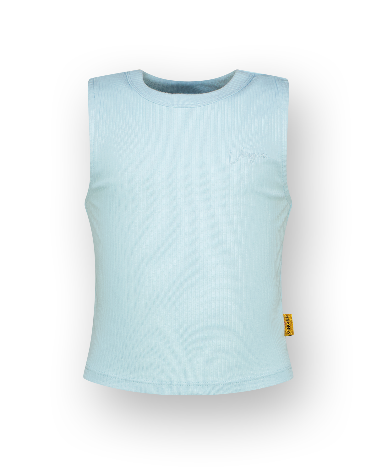 Top Basic-crop rib top