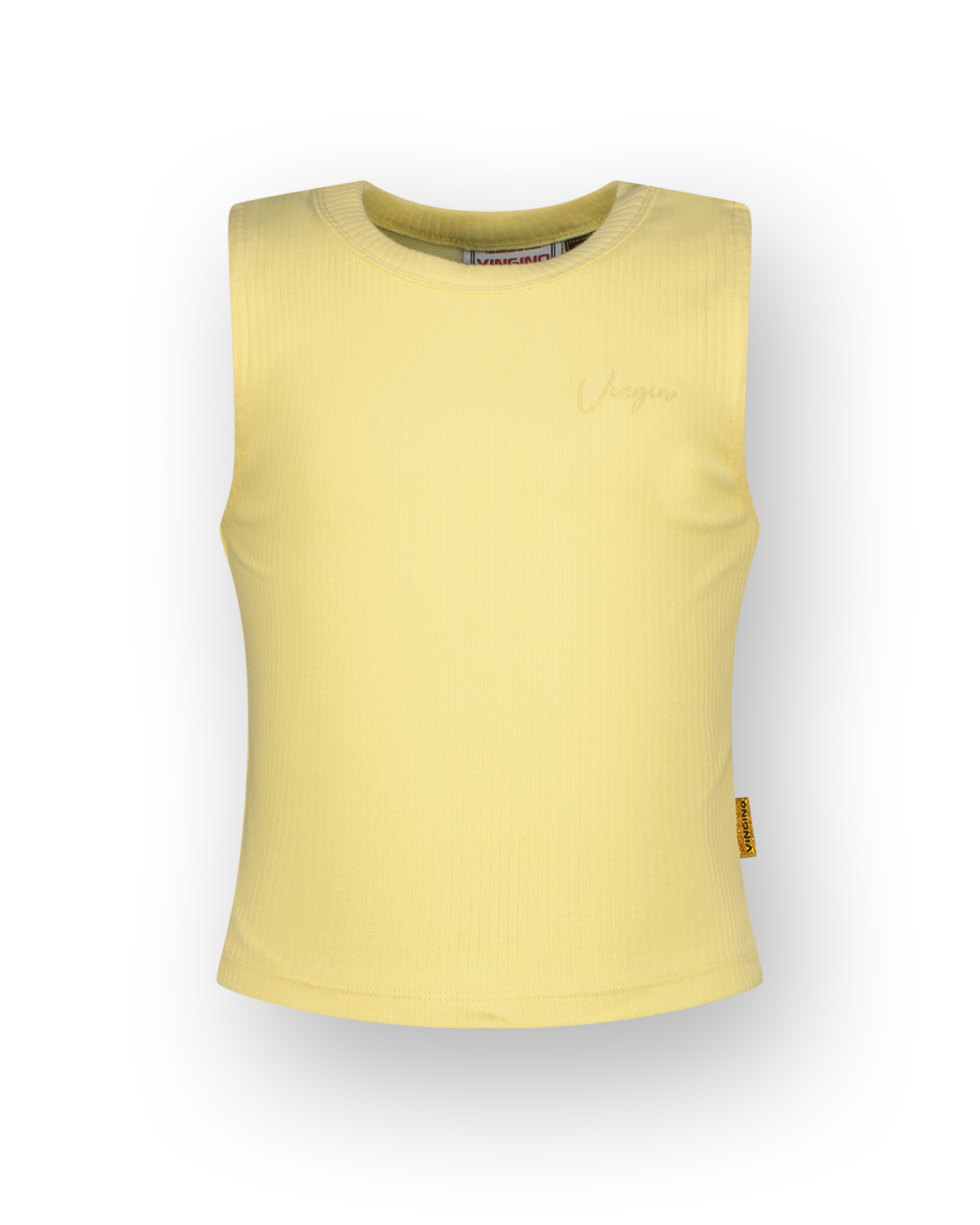 Top Basic-crop rib top