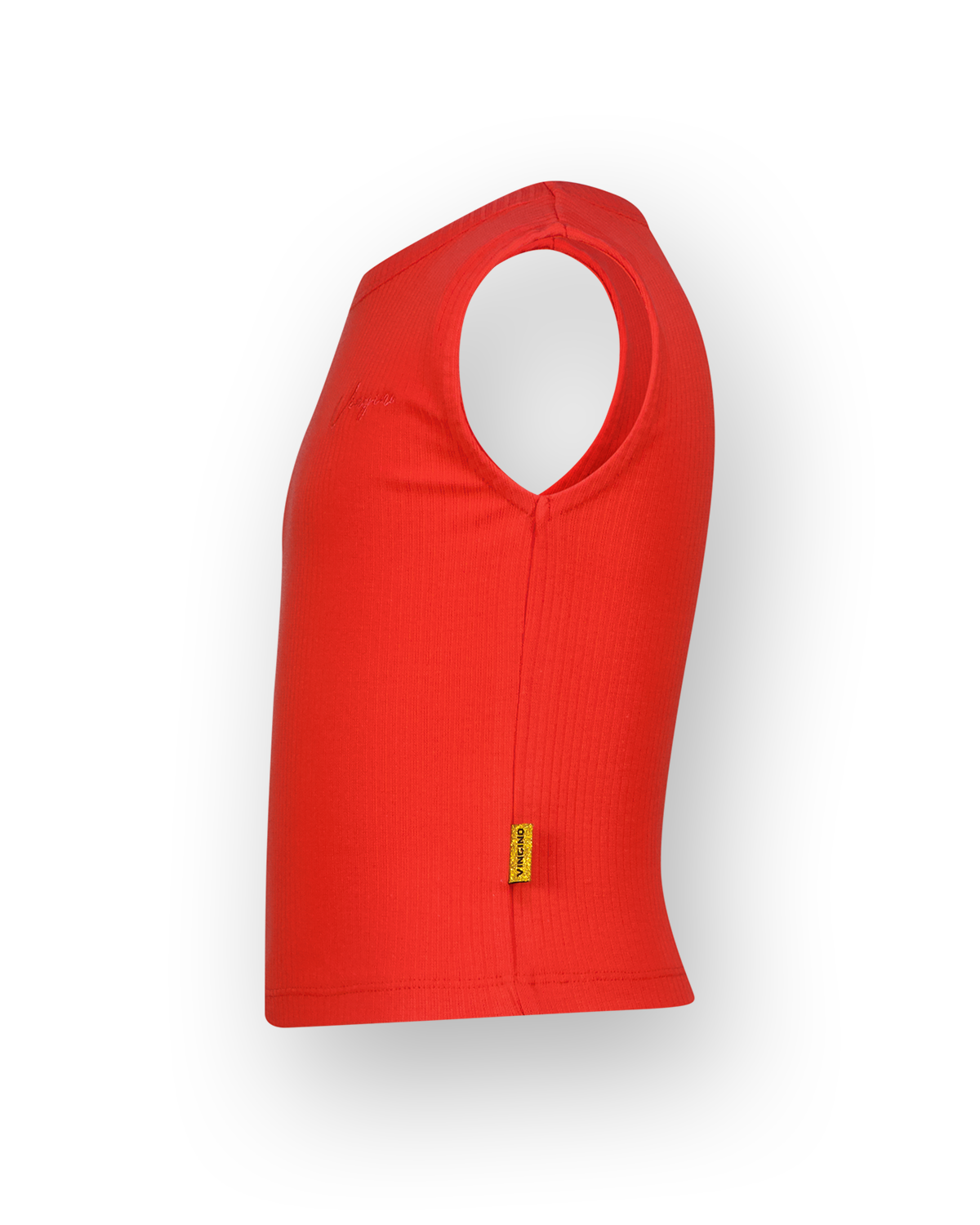 Top Basic-crop rib top