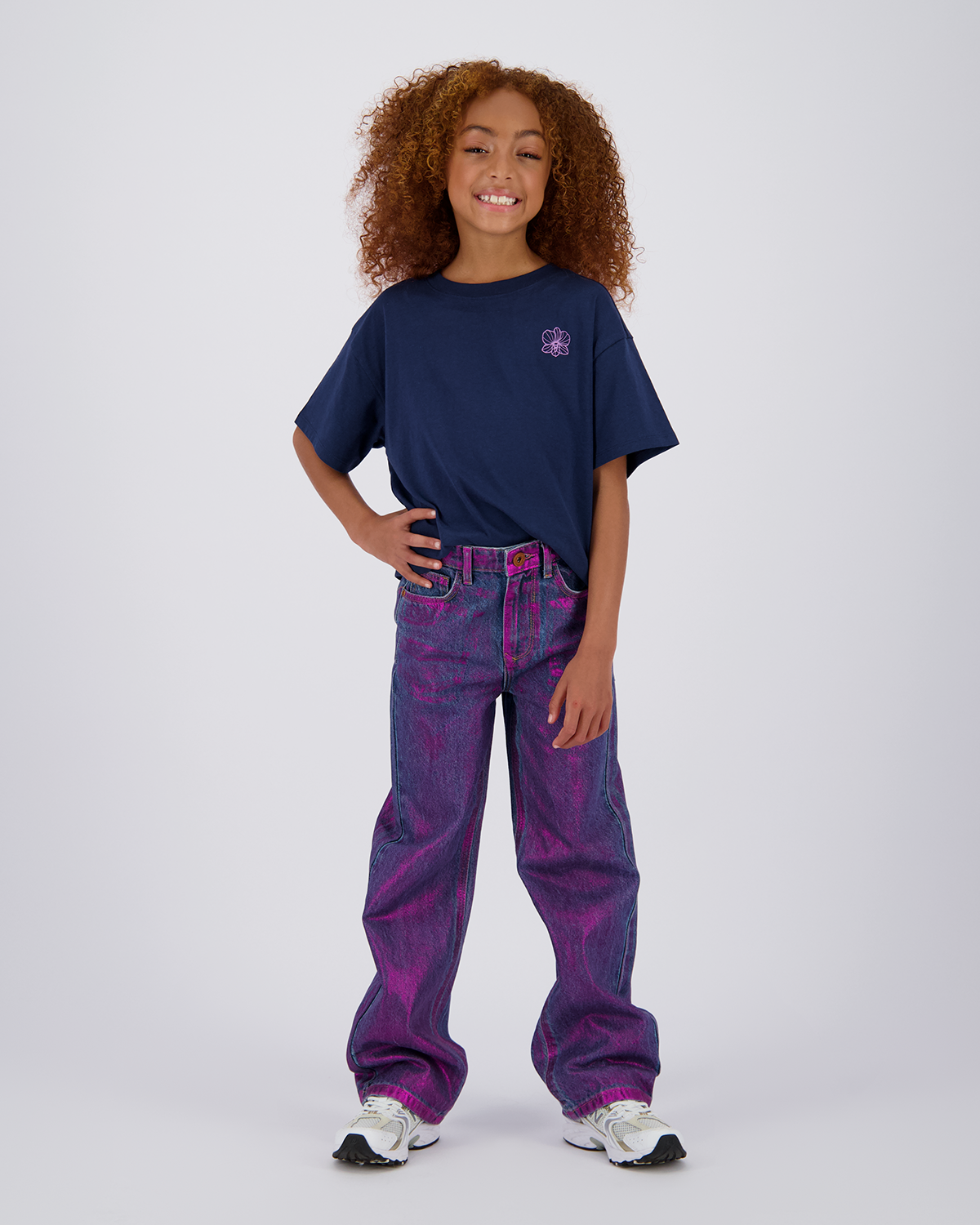 Wide leg Jeans Cato Metallic