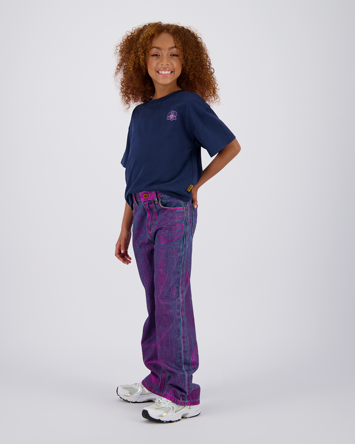 Wide leg Jeans Cato Metallic