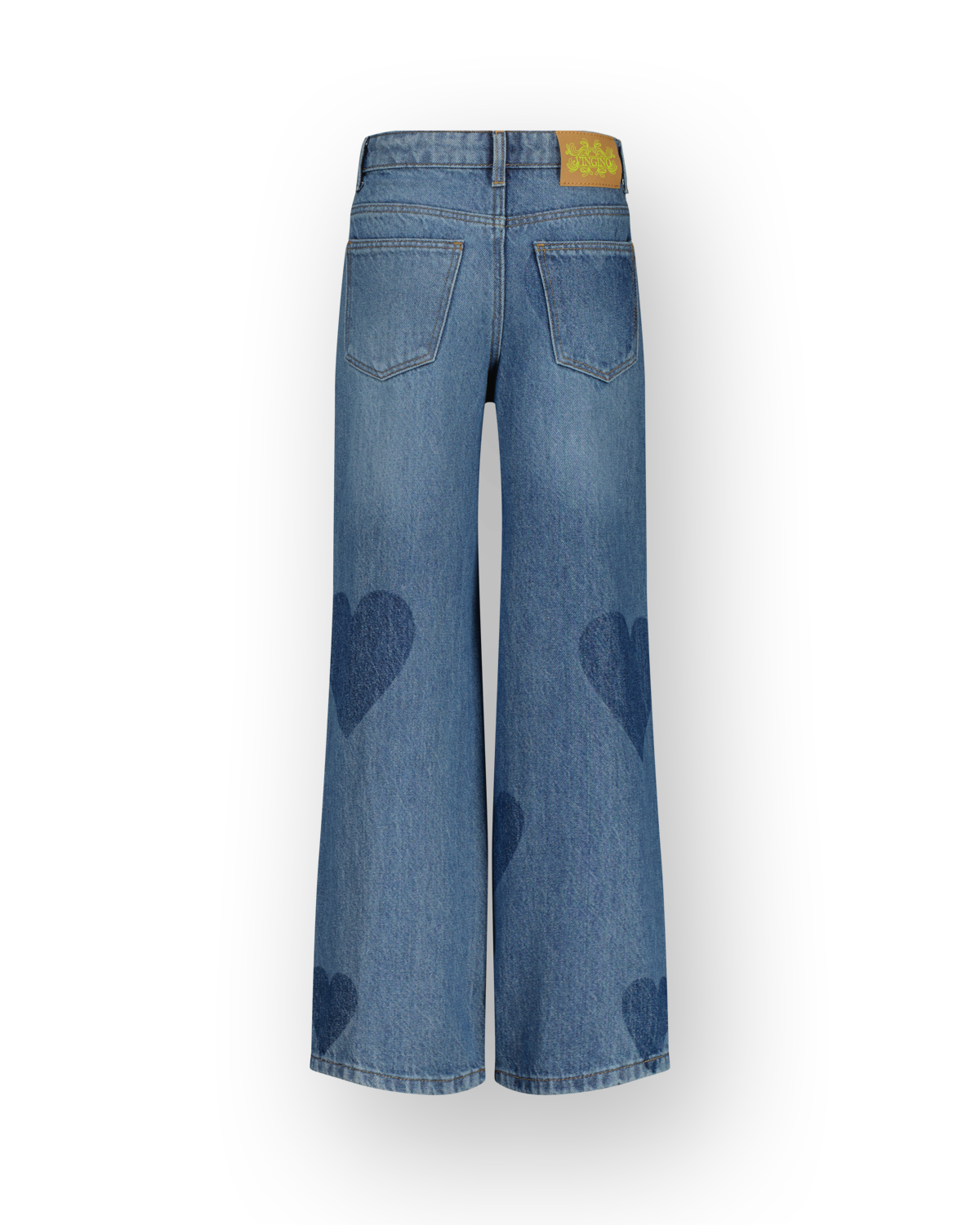 Extra wide leg Jeans Cassie Heart