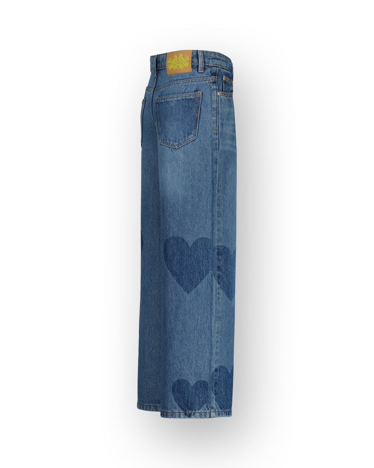 Extra wide leg Jeans Cassie Heart