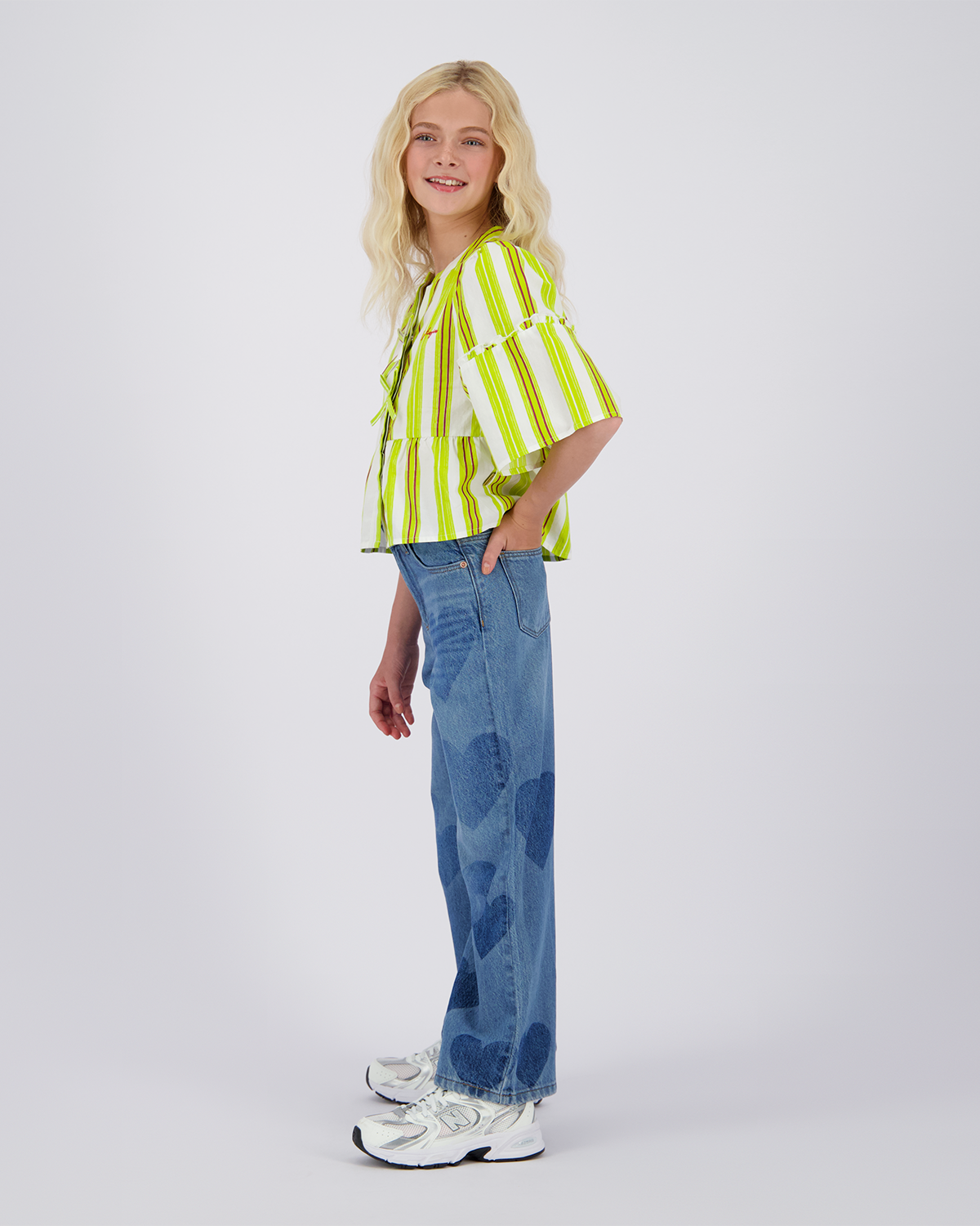 Extra wide leg Jeans Cassie Heart