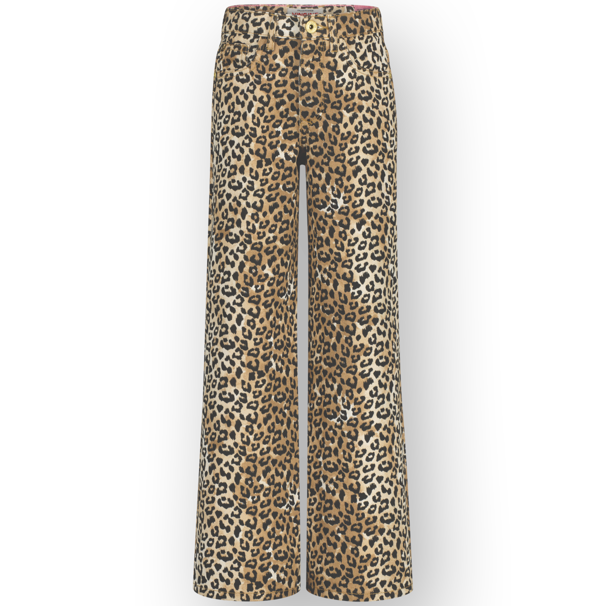 Extra wide leg Jeans Cassie leopard
