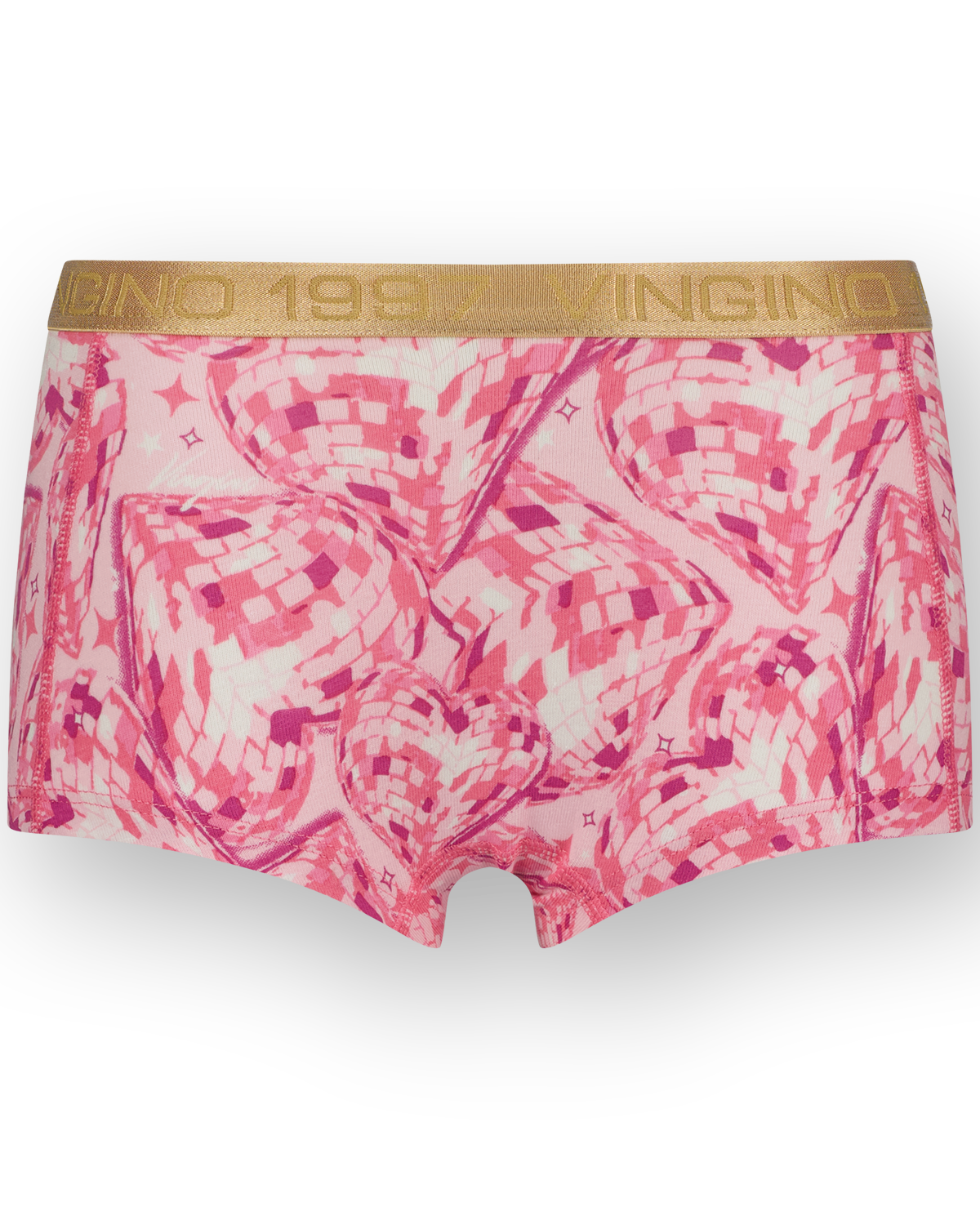 Hipster disco heart 3-pack